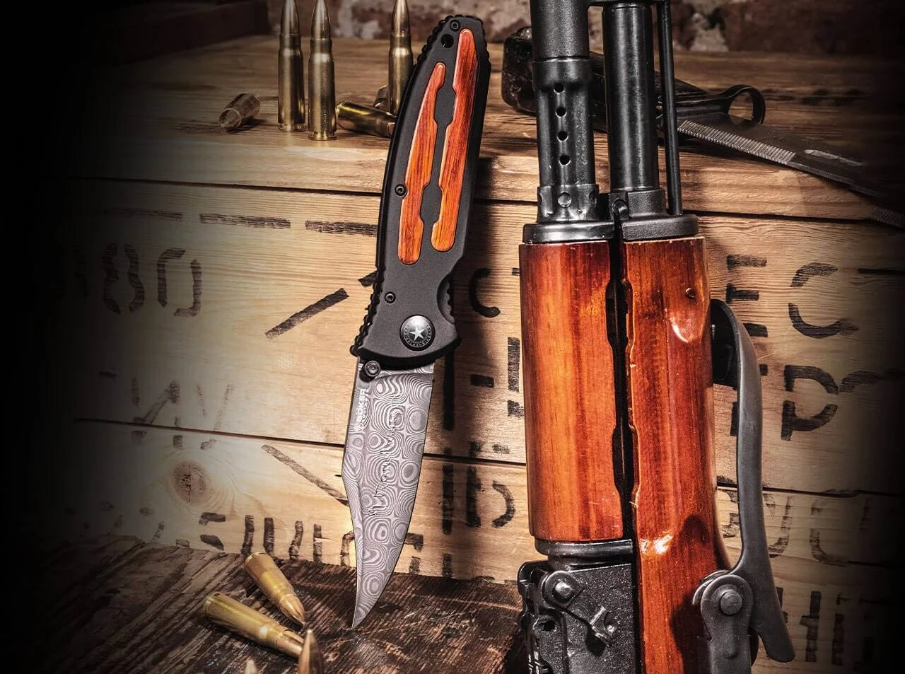 Kalashnikov Bajonett Damast 5 Kalashnikov Bajonett Damast – Bild 3