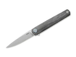 Flame Light Drop Point Micarta Black