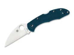 Spyderco Delica 4 Lightweight Wharncliffe K390 Blue