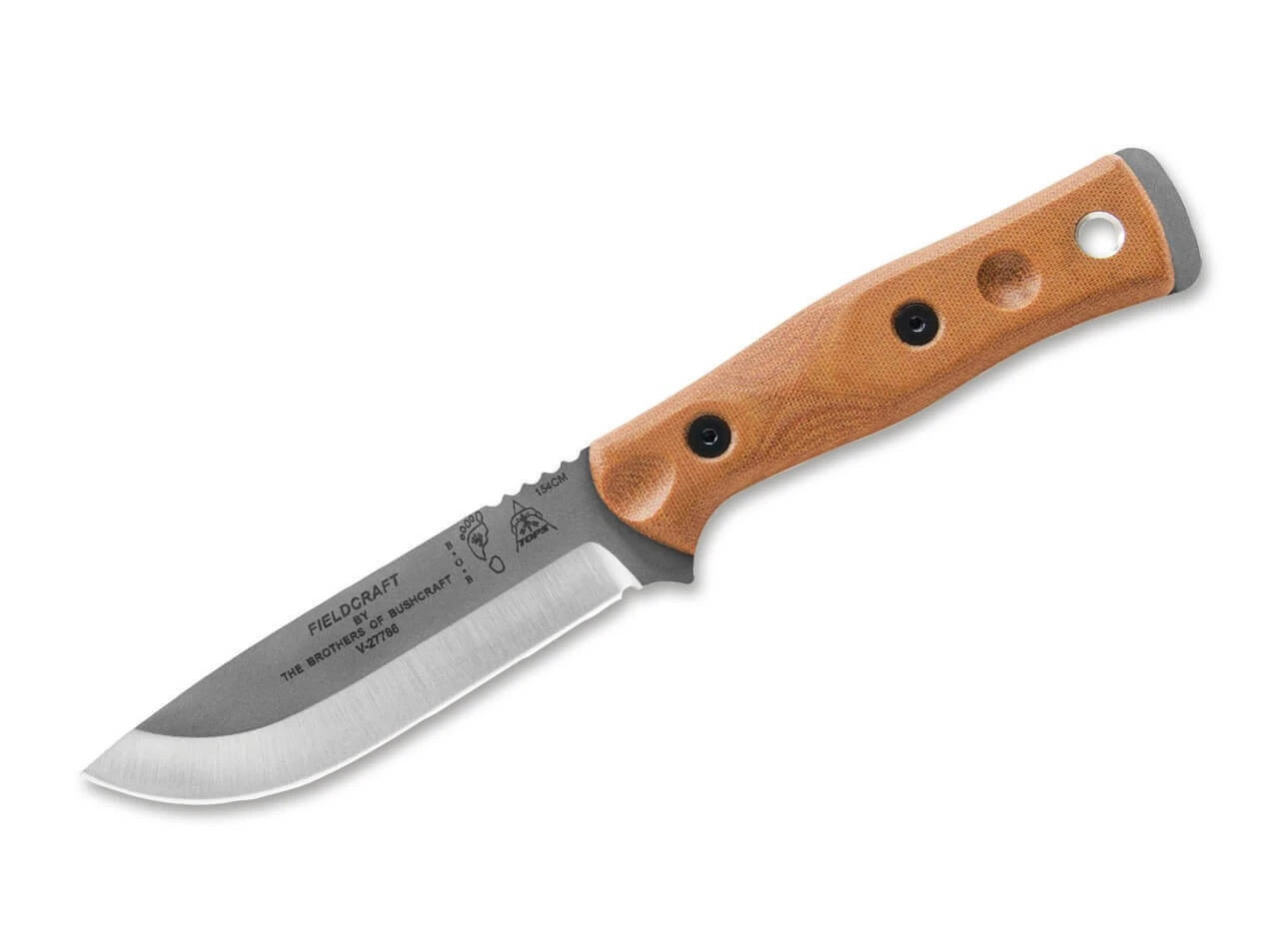 TOPS Knives B.O.B. Fieldcraft Tan Micarta 3 TOPS Knives B.O.B. Fieldcraft Tan Micarta